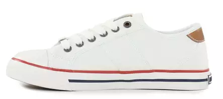 Mustang naisten kangastennarit 26M0242007 valkoinen - Sneakers för damer - 140711 - 2