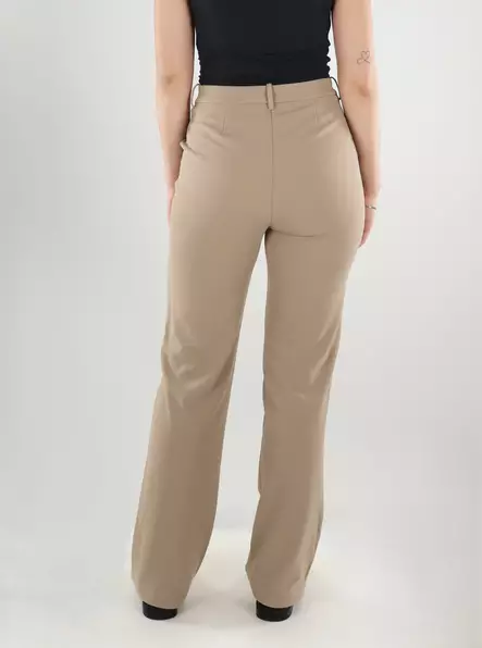 Vero Moda naisten suorat housut Zamira MW beige - Naisten housut - 140091 - 2