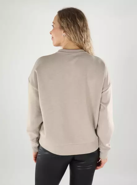 Vila naisten collegepusero Reflect Detail beige - Naisten hupparit ja colleget - 139561 - 2