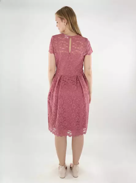 Vila pitsinen mekko Kalila Capsleeve roosa - Mekot ja tunikat - 138441 - 2