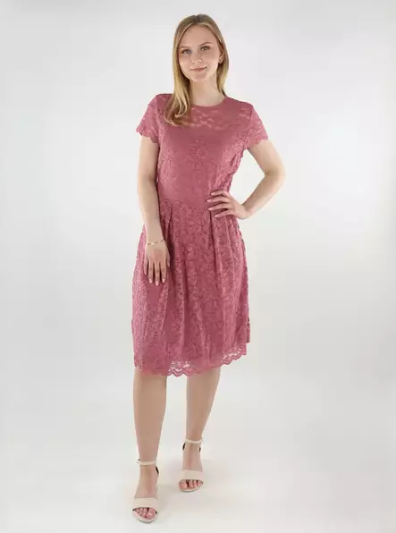 Vila pitsinen mekko Kalila Capsleeve roosa - Mekot ja tunikat - 138441 - 1