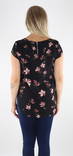 Only T-Shirt Vic aop, svart/magnolia - T-shirts för damer - 131521 - 2