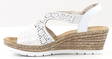 Rieker Kilsandaler 61916-80 vit - Rieker sandals - 133161 - 2