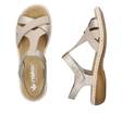 Rieker naisten sandaalit 65919-61 beige - Rieker sandaalit - 135731 - 3