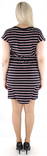 Vero Moda joustava trikoomekko April short tumman sininen raita - Mekot ja tunikat - 128811 - 2