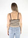 JJXX naisten toppi Esther feather gray/black - Naisten topit - 135951 - 2
