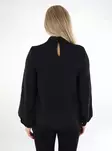 Vila naisten paita Surashil High Neck musta - Naisten pitkähihaiset paidat - 136801 - 2