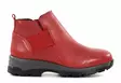 Ilves vida läst ankelboots för dam 2387-D nappa röd - Stövletter och kängor för damer - 136851 - 1