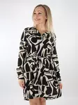 Only mekko Tiana Life Shirt musta/city graph - Mekot ja tunikat - 136861 - 1