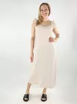 Pieces luomupuuvillainen mekko Sastina Midi beige - Mekot ja tunikat - 138721 - 1