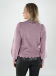 Vila naisten neule Nikolina O-Neck lila - Naisten neuleet - 139221 - 2
