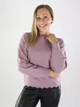 Vila naisten neule Nikolina O-Neck lila - Naisten neuleet - 139221 - 1