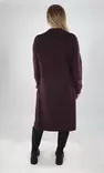 Vero Moda naisten neuletakki Doffy Long Open viininpunainen - Naisten neuleet - 139811 - 2