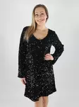Vila glittermekko Faith Sequin musta - Mekot ja tunikat - 139881 - 1