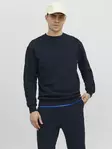 Jack&Jones miesten collegepusero Bradley Sweat tummansininen - Miesten pitkähihaiset paidat - 140161 - 2