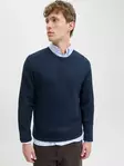 Jack&Jones miesten neule Eemil cable laivastonsininen - Stickat för herrar - 141541 - 1