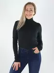 JJXX naisten poolopaita Star high neck musta - Naisten pitkähihaiset paidat - 141881 - 1