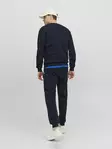 Jack&Jones miesten collegepusero Bradley Sweat tummansininen - Miesten pitkähihaiset paidat - 140161 - 3