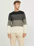 Jack&Jones miesten puuvillaneule Hill mulch/light brown - Miesten neuleet - 137281 - 2