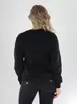 JDY naisten collegepusero Paris musta - Huvtröjor och sweatshirts - 141571 - 2