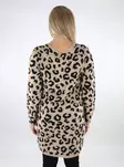 JDY stickad klänning för damer simply taupe/svart - Stickat för damer - 137181 - 2
