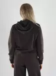 Only Play Sweatshirt ONPCAVA HOOD choklad - Sport huvtröjor och sweatshirts för damer - 141461 - 2