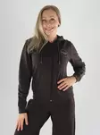 Only Play Sweatshirt ONPCAVA HOOD choklad - Sport huvtröjor och sweatshirts för damer - 141461 - 1