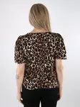 Vero Moda dam t-shirt V-ringad tiger eye / leo - T-shirts för damer - 137681 - 2