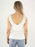 Vila naisten toppi Amalina v-neck valkoinen - Toppar för damer - 140881 - 3