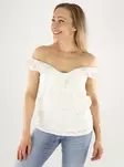 Vila naisten toppi Amalina v-neck valkoinen - Toppar för damer - 140881 - 1