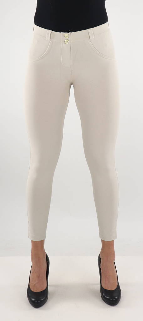 Freddy byxor WR.UP® Eco 7/8 Regular Waist Super Skinny Z640 beige - Byxor för damer - 134131 - 1
