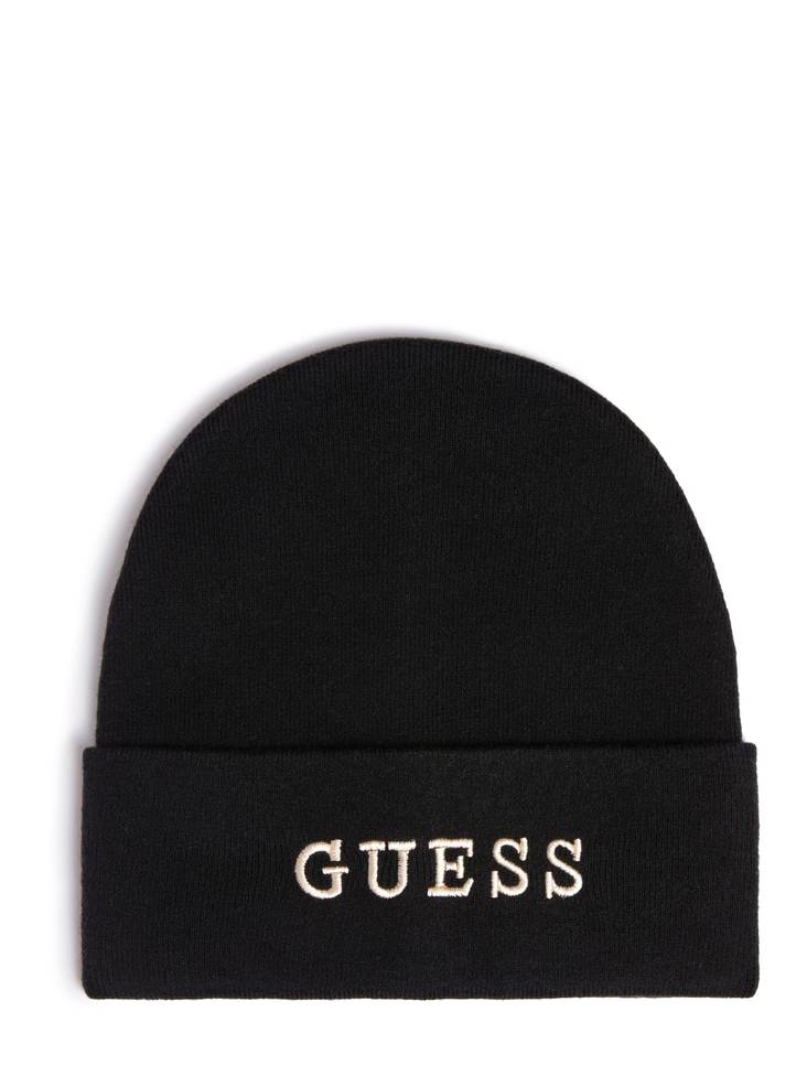 Guess naisten neulepipo AW9251WOL01 musta - Naisten päähineet ja käsineet - 134481 - 1