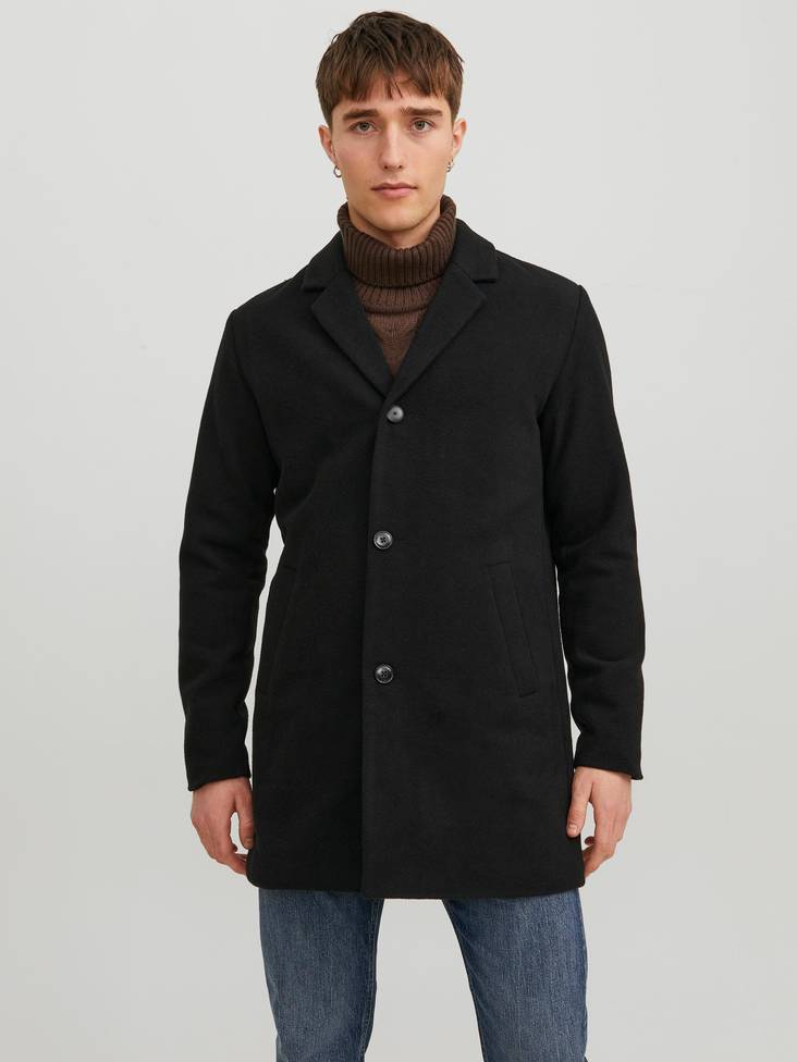 Jack & Jones Zac villakangastakki musta - Miesten takit - 134421 - 1