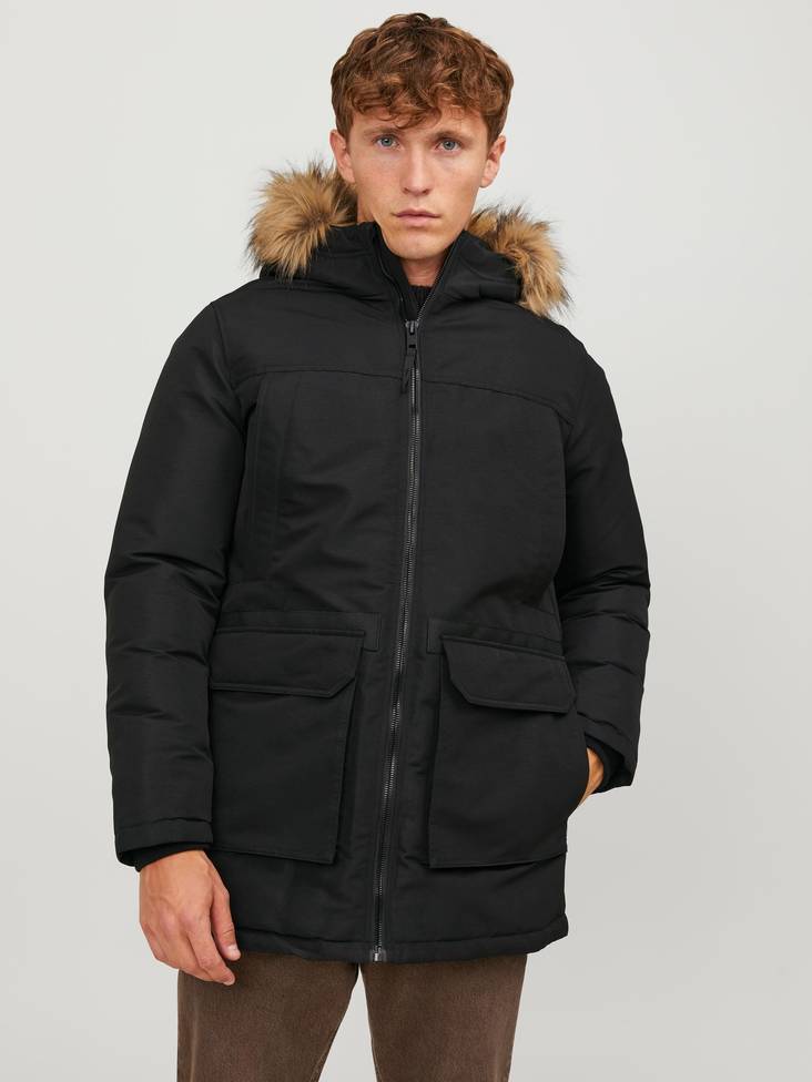 Jack&Jones Parka Kappa Wing svart - Jackor och parkas för herrar - 134711 - 1