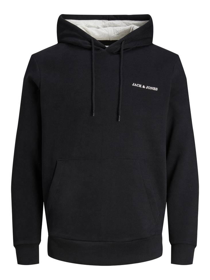 Jack&Jones Hoodie Convert hood svart - Huvtröjor för herrar - 134741 - 1