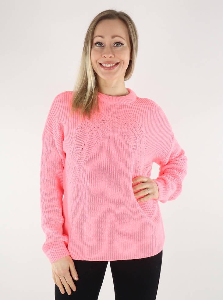 Only Bella Life neule pinkki - Naisten neuleet - 135061 - 1