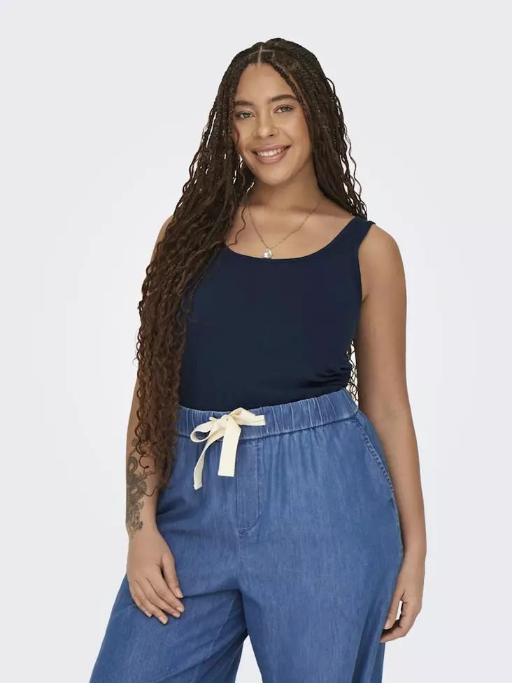 Only Carmakoma naisten pluskoon toppi Time naval academy - Naisten topit - 135341 - 3