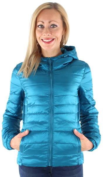 Only kort dam lättviktsjacka Tahoe Shimmer Hood