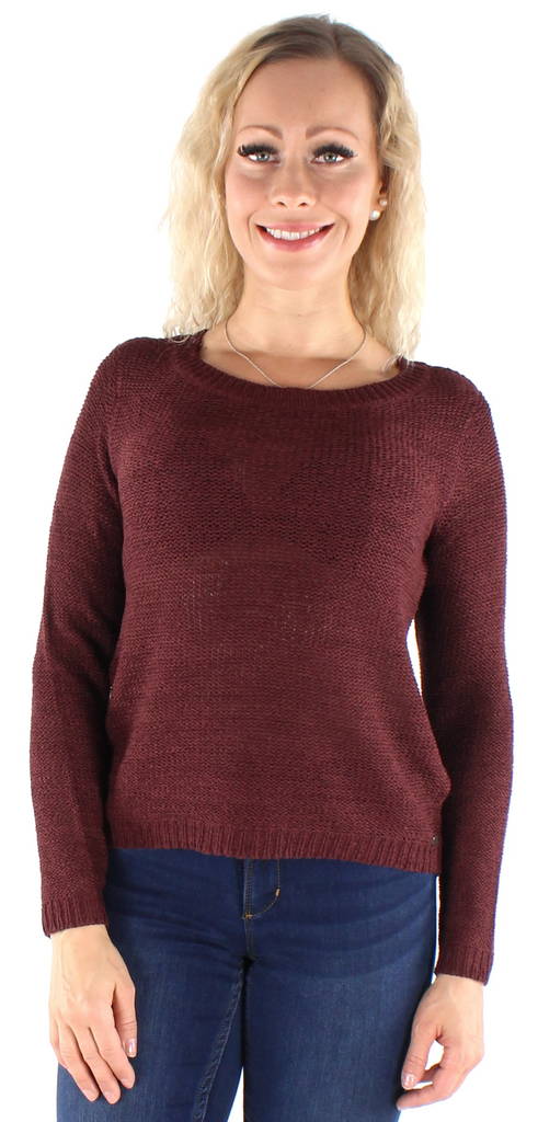 Only Neule Geena xo tawny port - Naisten neuleet - 124121 - 1
