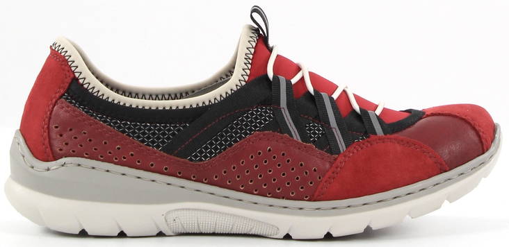 Rieker kävelykengät L3256-33 punainen - Rieker kävelykengät - 120971 - 1