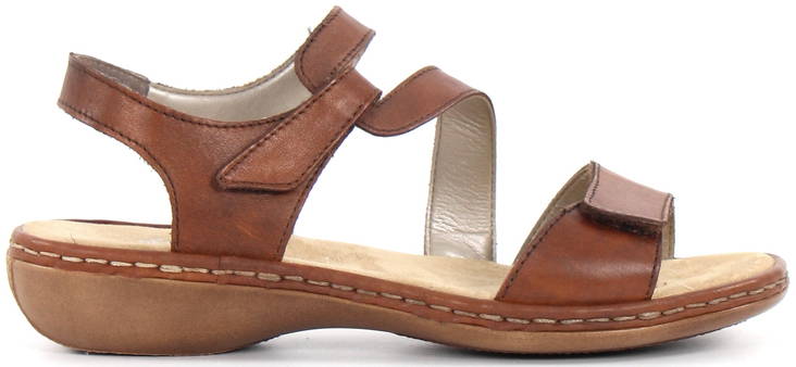 Rieker dam Antistress-Sandals 659C7-24, Brown - Rieker sandals - 130861 - 1
