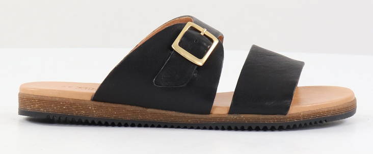 Ten Points dam Sandaler i läder 60271 Tindra Svart - Slip-ins för damer - 130481 - 1