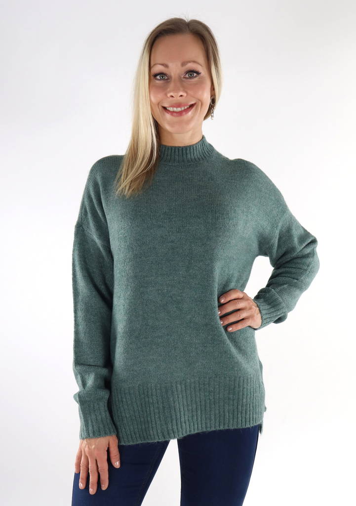 Vero Moda Neule Lefile dark forest - Naisten neuleet - 134221 - 1