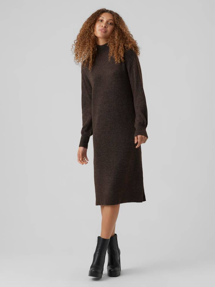 Vero Moda Stickad Klänning Vigga coffee bean - Stickat för damer - 132181 - 1
