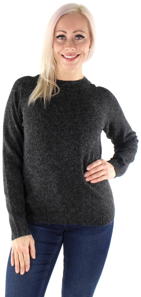 Vero Moda pehmeä naisten neule Doffy o-neck musta - Naisten neuleet - 128931 - 1