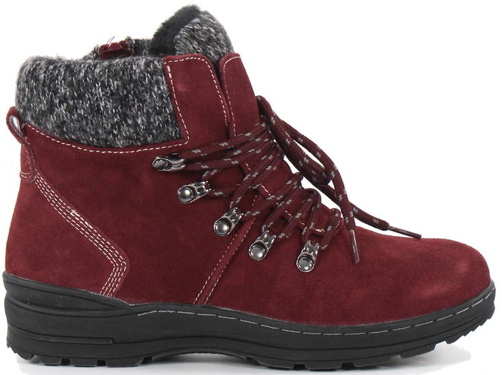 Wildflower naisten vettähylkivät mokkanahkanilkkurit 08565653 punainen - Naisten nilkkurit - 126991 - 1