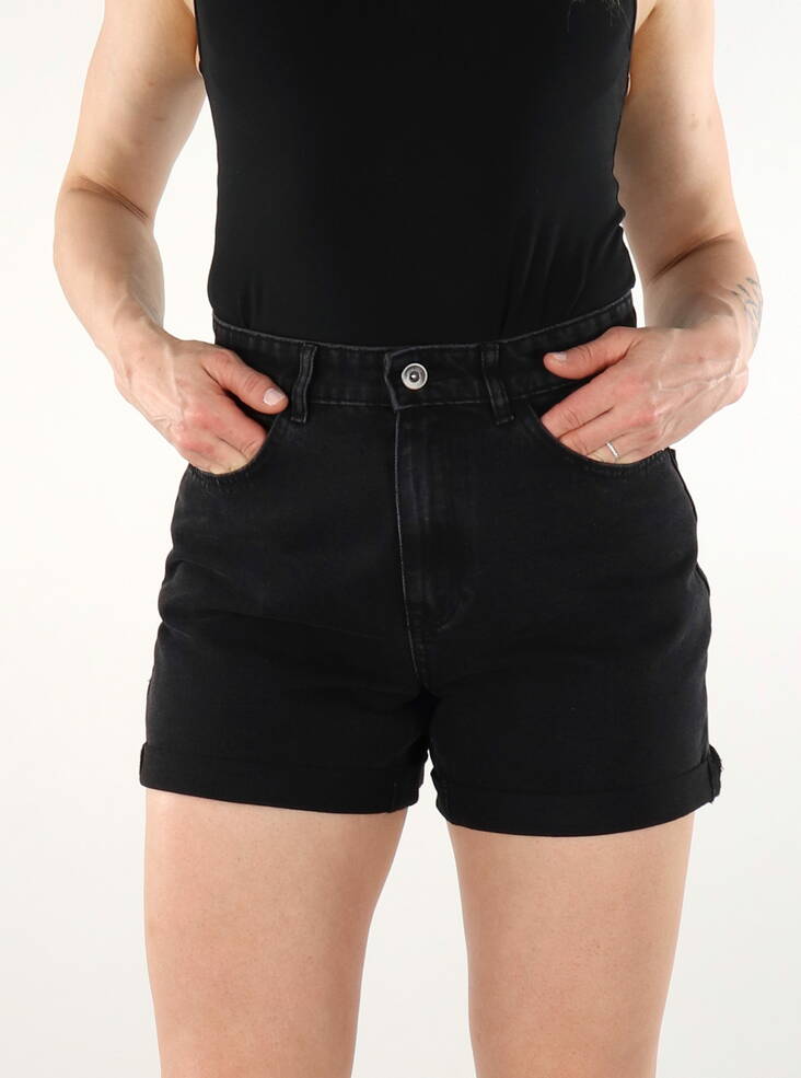 Only naisten farkkushortsit Vega Life HW musta - Naisten shortsit ja caprit - 131471 - 1