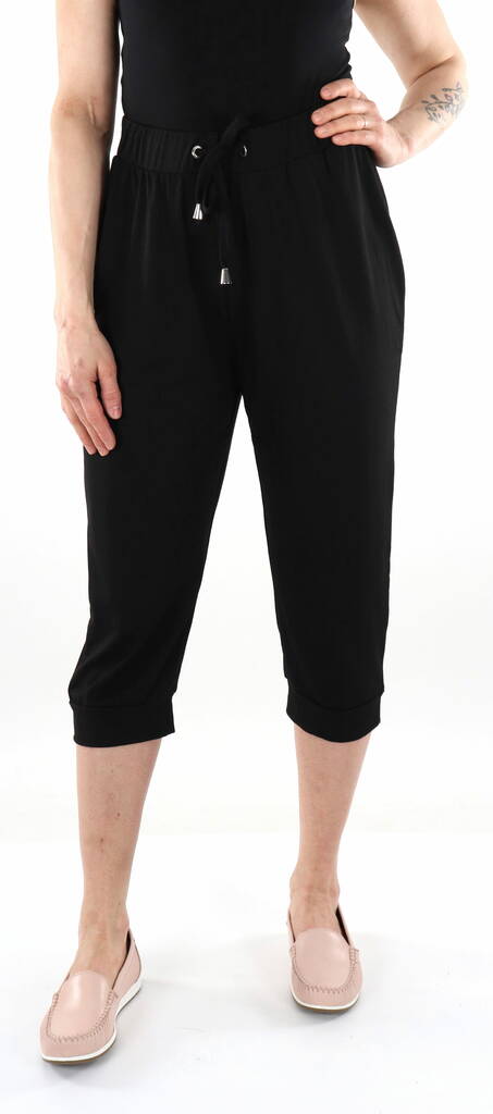 Only naisten caprihousut Moster musta - Naisten shortsit ja caprit - 135981 - 1