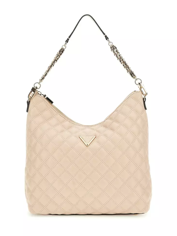 Guess Bag Giully Hobo QG8748020 ljus beige - Handväskor - 136481 - 1