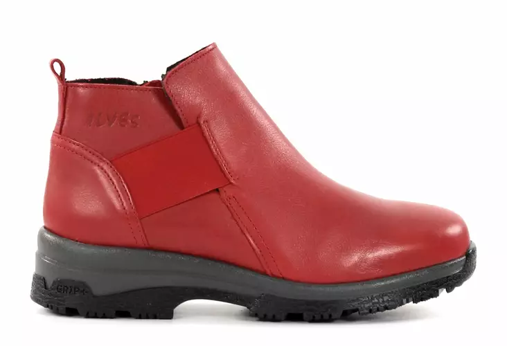 Ilves vida läst ankelboots för dam 2387-D nappa röd - Stövletter och kängor för damer - 136851 - 1